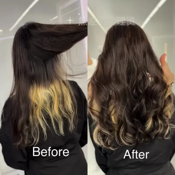 ##Bminsstylegroup ##IndiscriminateSynchronousTreatment ##LowSofteningLimitPhysicalPerm 髮型美甲作品