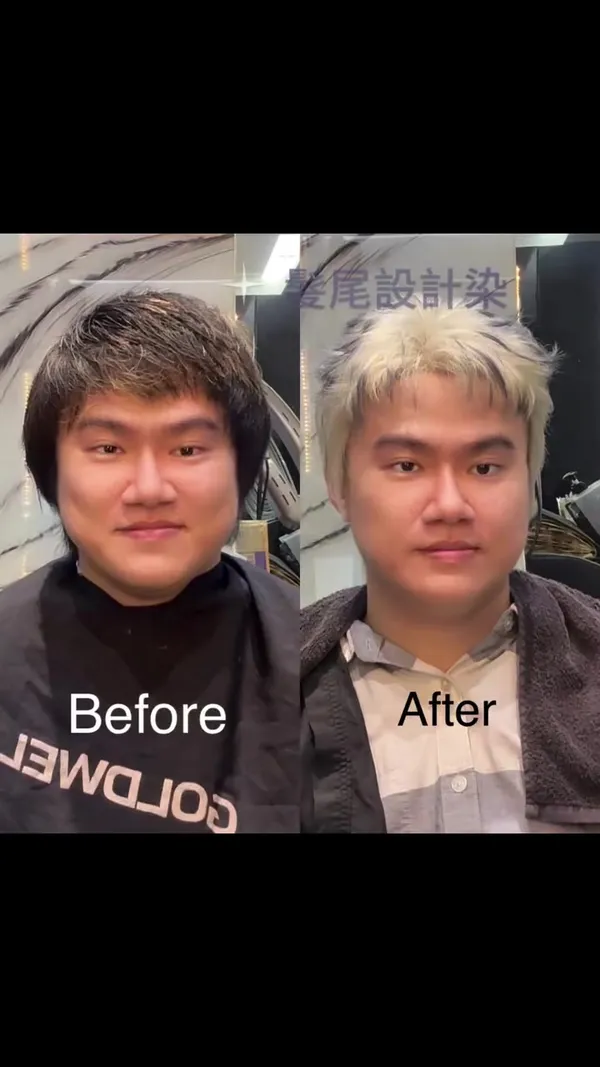 ##UpstairsShop ##Haircut ##Perm 髮型美甲作品