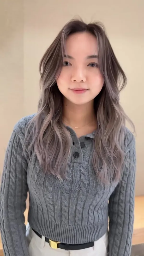 ##AirTouch ##Balayage ##LowMaintenanceHair 髮型美甲作品
