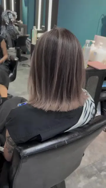 ##balayage ##gradualcolor 髮型美甲作品