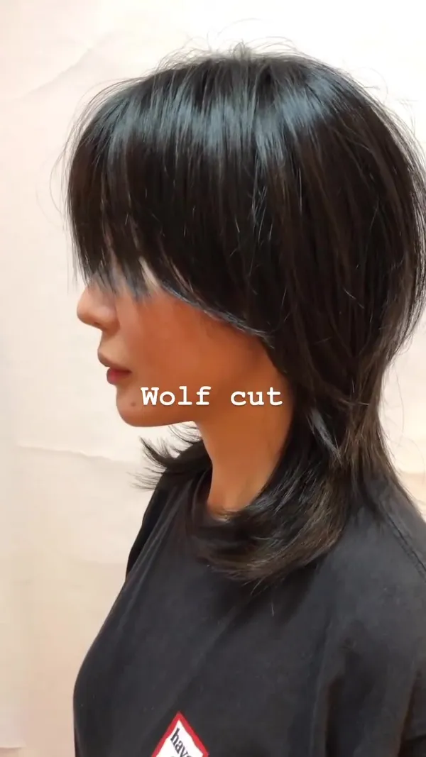 ##wolfcut ##slidecut ##髪型 髮型美甲作品