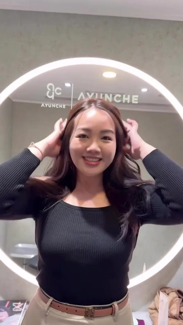 ##koreanhairstyles ##koreanhaircut ##Koreanhairdyeing 髮型美甲作品