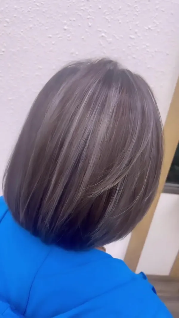 ##元朗salon ##元朗女髮型師推介 ##修容瀏海 髮型美甲作品