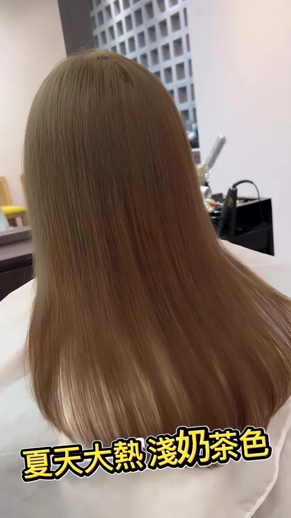 ##Yuen ##Korean ##Straightening 髮型美甲作品