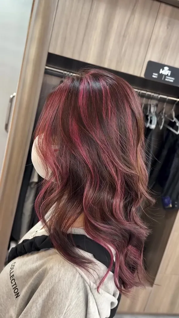 ##Tsuen ##hair ##highlight 髮型美甲作品