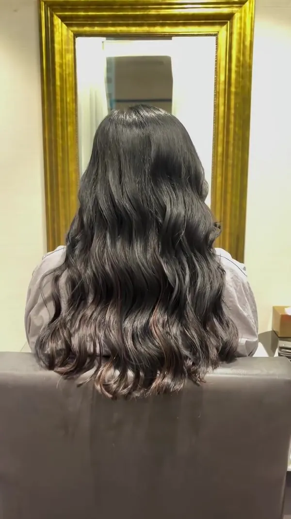 ##hairextensions ##hairextensionhk ##hairextensionshongkong 髮型美甲作品