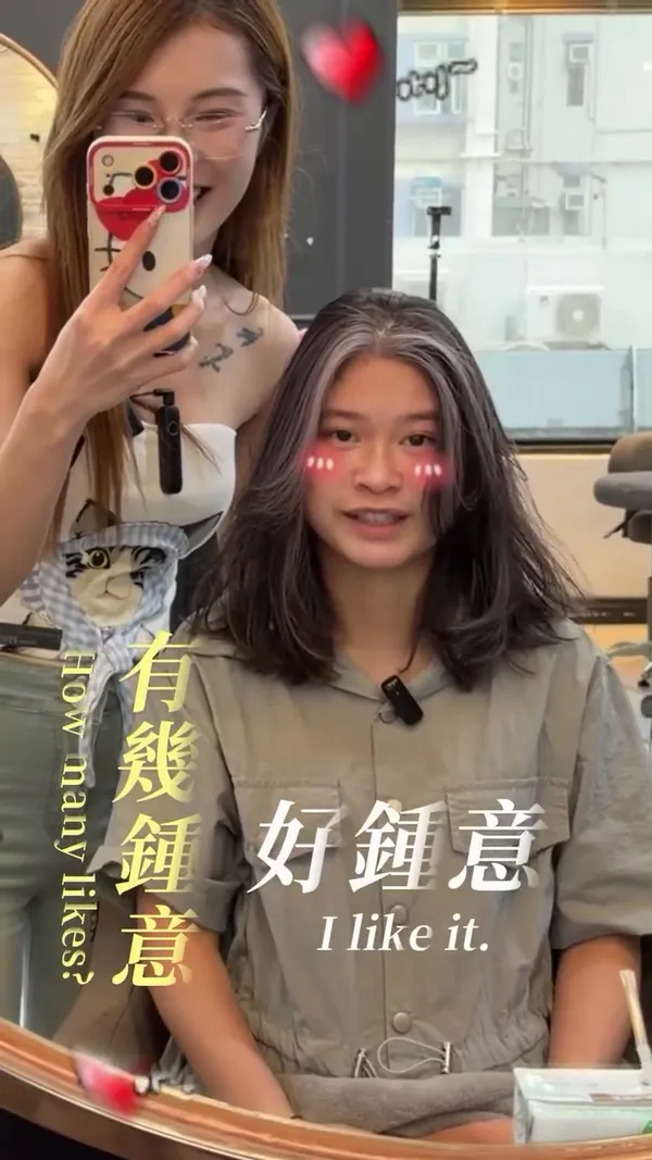 ##女hairstyle師 ##Yuen ##Yuen 髮型美甲作品