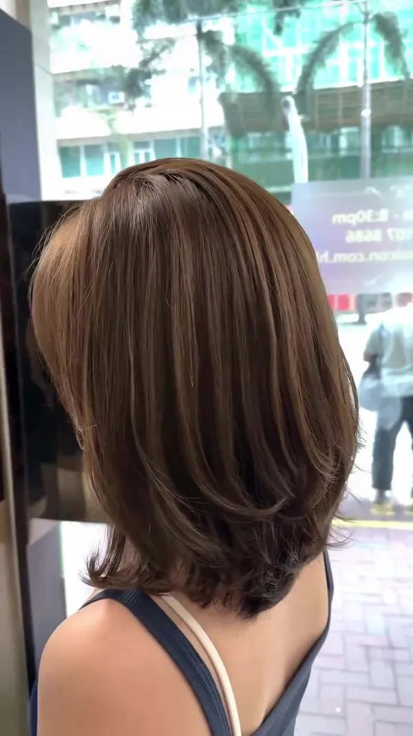 ##milbonhk ##灣仔hairstyle師 ##Japanese 髮型美甲作品