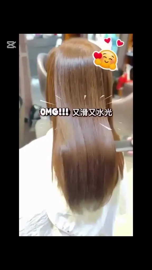 ##LVPro ##水光鏡面順滑straightening 髮型美甲作品