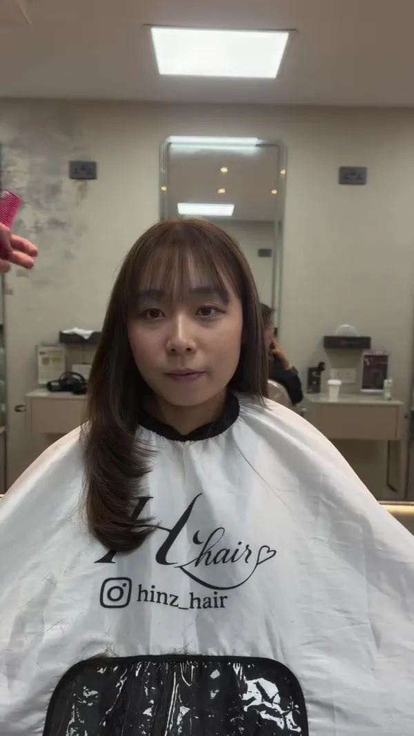 ##瘦面hairstyle ##女生高layershairstyle ##Tsuen 髮型美甲作品