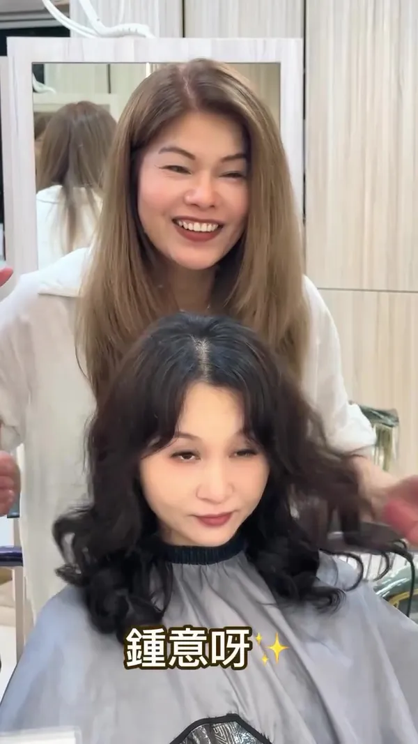##anita韓系波紋卷 ##Sha ##Sha 髮型美甲作品