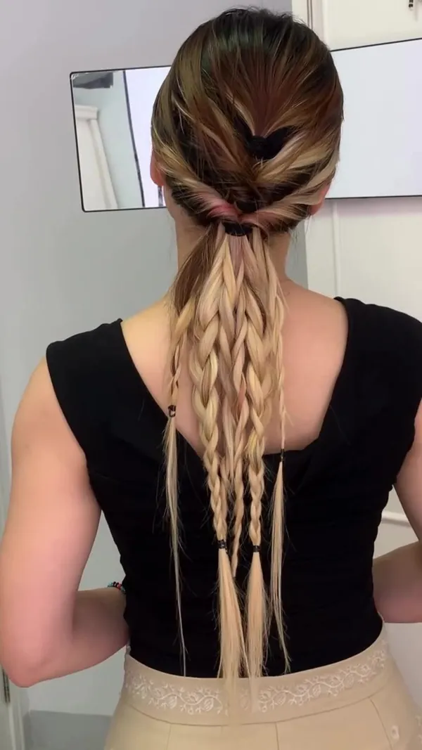 ##hairtutorialvideo ##hairextension ##hairextensions 髮型美甲作品