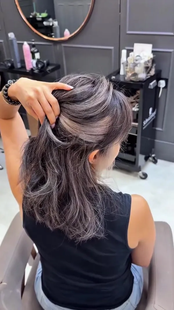 ##greyblending ##女hairstyle師 ##Yuen 髮型美甲作品