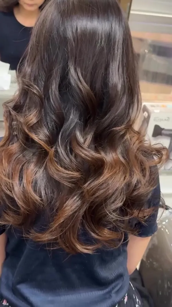 ##Perm ##HairColoring ##Haircut 髮型美甲作品