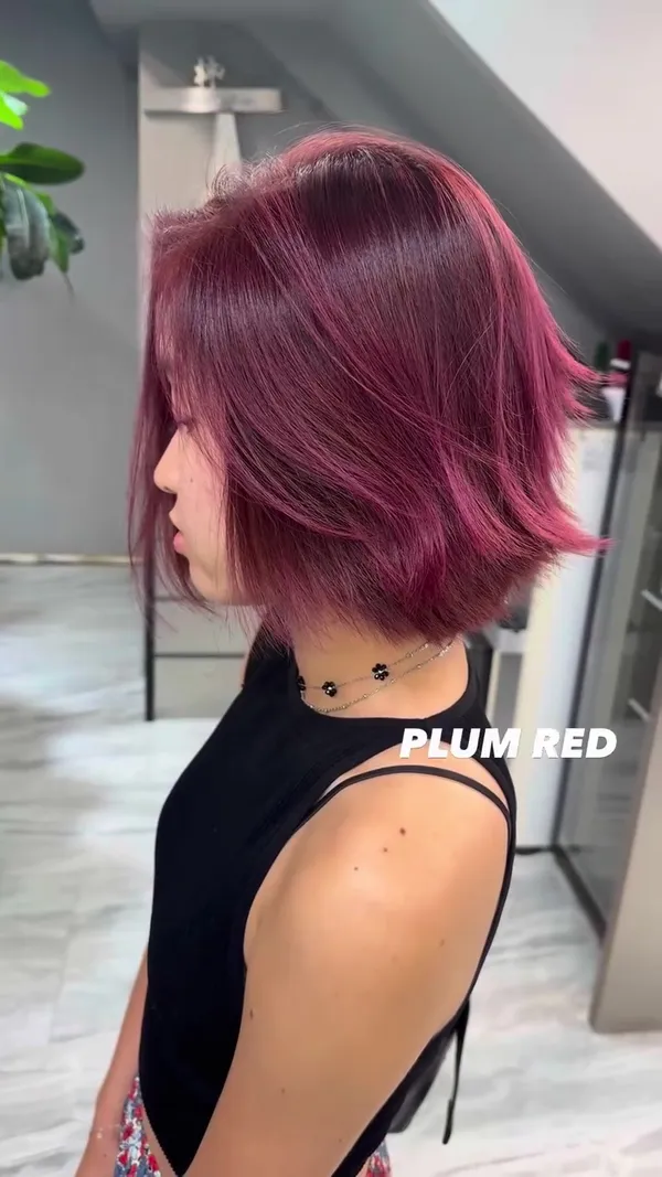 ##Shortcut ##RED ##hkhair 髮型美甲作品