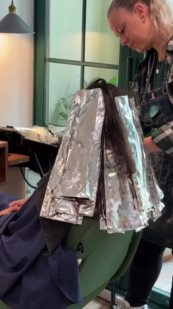 ##WarmBalayage ##NaturalBalayage ##BalayageHK 髮型美甲作品