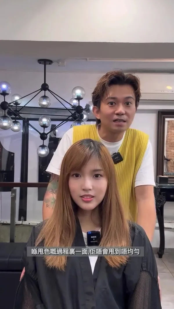 ##MOONTRIOCOLOR ##MOONVideo ##MOONTRIOCOLOR 髮型美甲作品