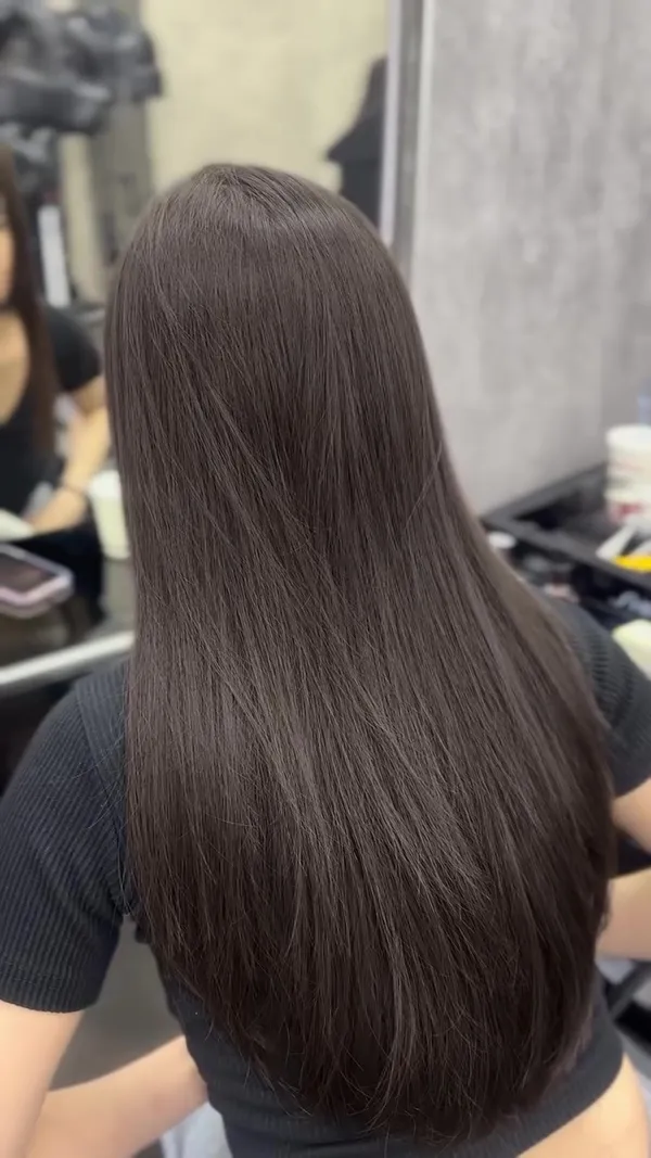##免hair ##八字瀏海 髮型美甲作品