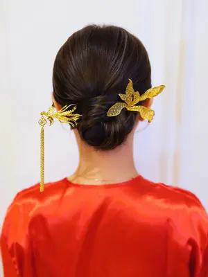 ##hkbridalmakeup ##hkmua ##裙褂造型 髮型美甲作品