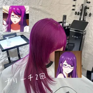 ##Japanese ##香港hair ##漂染 髮型美甲作品