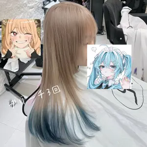 ##Japanese ##香港hair ##漸變髮色 髮型美甲作品