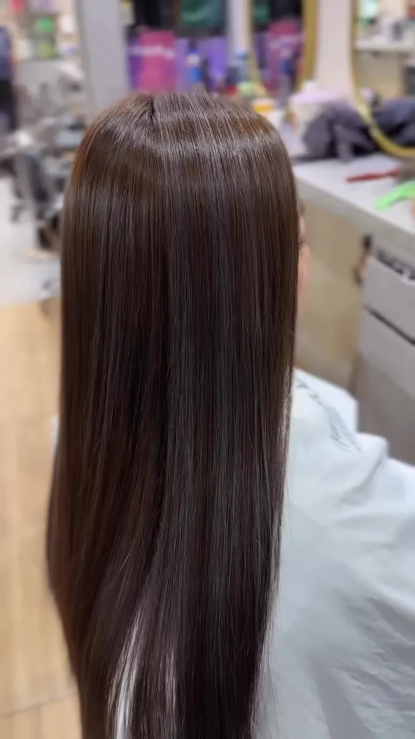 ##大埔hairstyle屋 ##女士hair ##茶棕髮色 髮型美甲作品