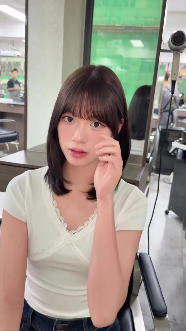 ##Mong ##Mong ##小顏瀏海 髮型美甲作品