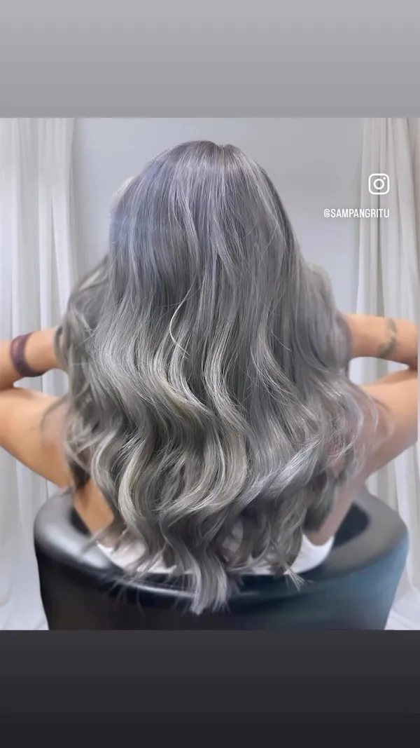 tribeniunisex ##haircolorist ##ashblonde ##ashgryhair hair & nail work
