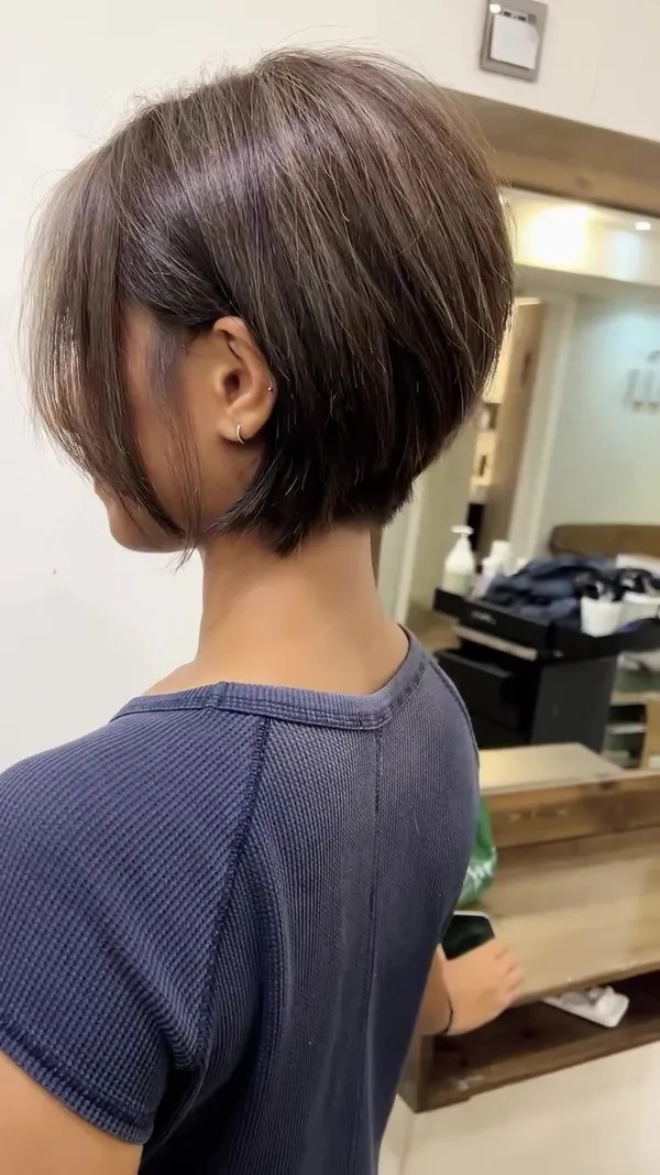 titi_hair ##短髮造型 ##女生短髮 ##粗硬髮質 hair & nail work