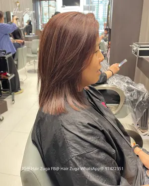 hairzuga ##Colour ##Highlight ##Haircut 髮型美甲作品