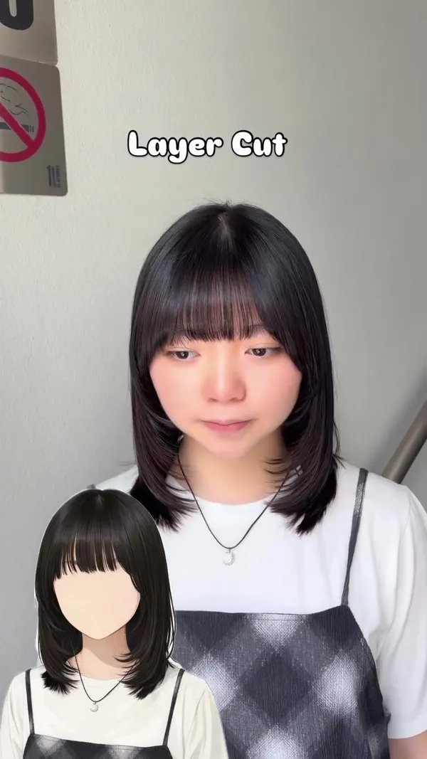 ##日系 ##日系髮型 ##日系髮型屋 髮型美甲作品