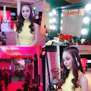 ##clarinswaterlipstain ##hkmua ##hairstylist 髮型美甲作品