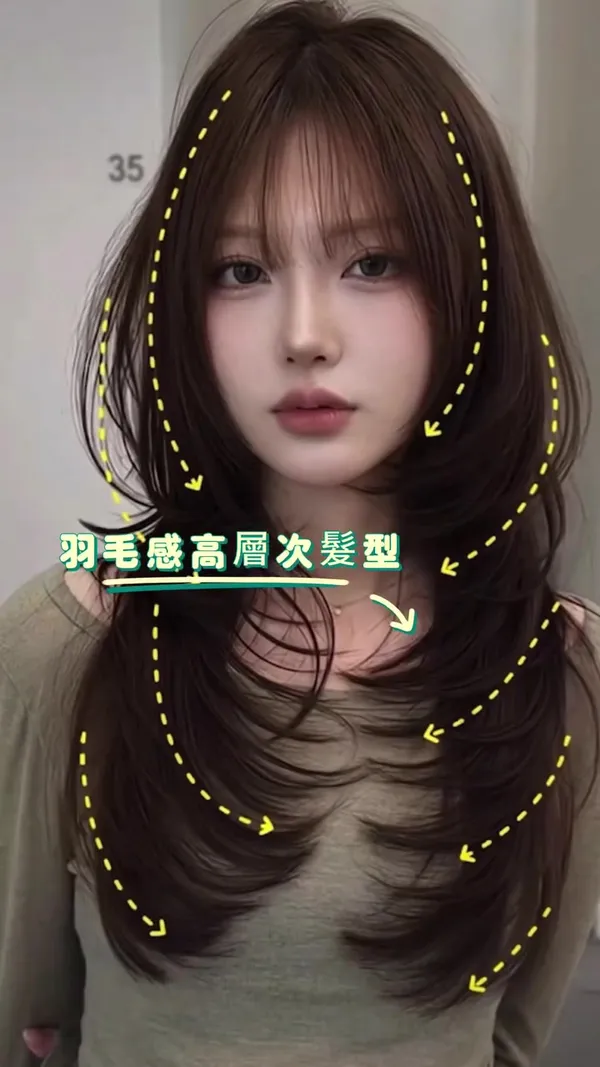 ##Tsuen ##香港女生hairstyle ##高layershairstyle 髮型美甲作品
