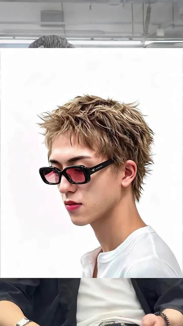 ##Tsim ##hairstylist ##男士perming 髮型美甲作品