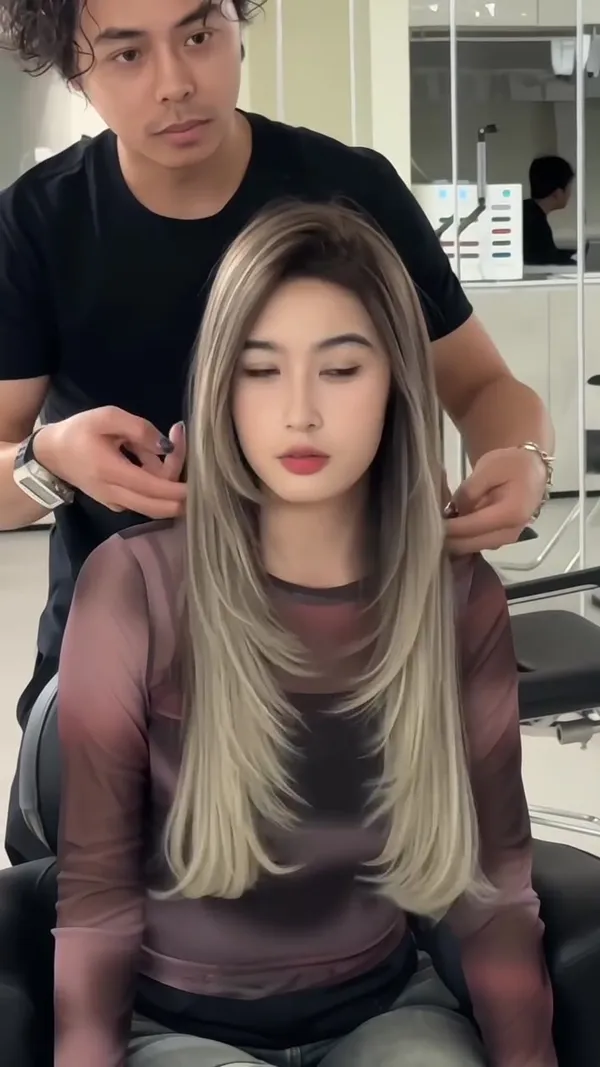 ##kayobalayage ##JOYWINCOLOUR ##珠光染 髮型美甲作品