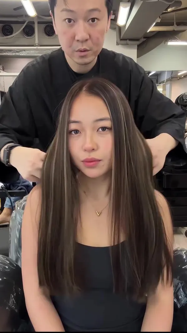 ##香港巴黎畫染 ##巴黎畫染 ##balayage 髮型美甲作品