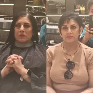 ##造型設計 ##hairtransformation ##女士短髮 髮型美甲作品