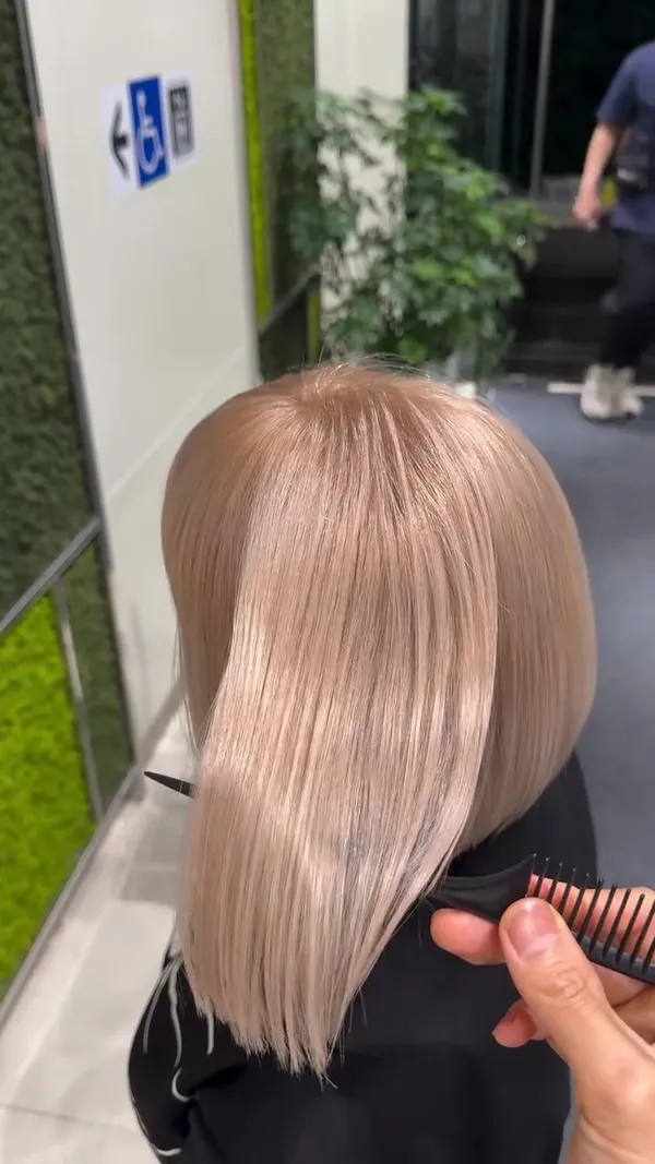 ##ULTOWA ##氫氣hair ##漂染hair 髮型美甲作品