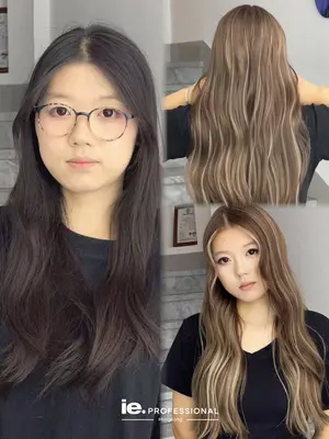 ##iecolor ##ie点 ##ie点美发 髮型美甲作品