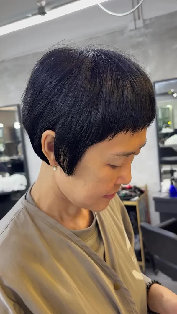 ##hairstyle ##hairstylist ##haircolor 髮型美甲作品