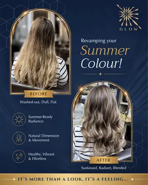 ##GlowSalon ##HongKongSalon ##HairMakeover 髮型美甲作品
