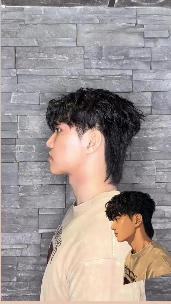 ##Japanese ##男士hairstyle ##凌亂紋理 髮型美甲作品