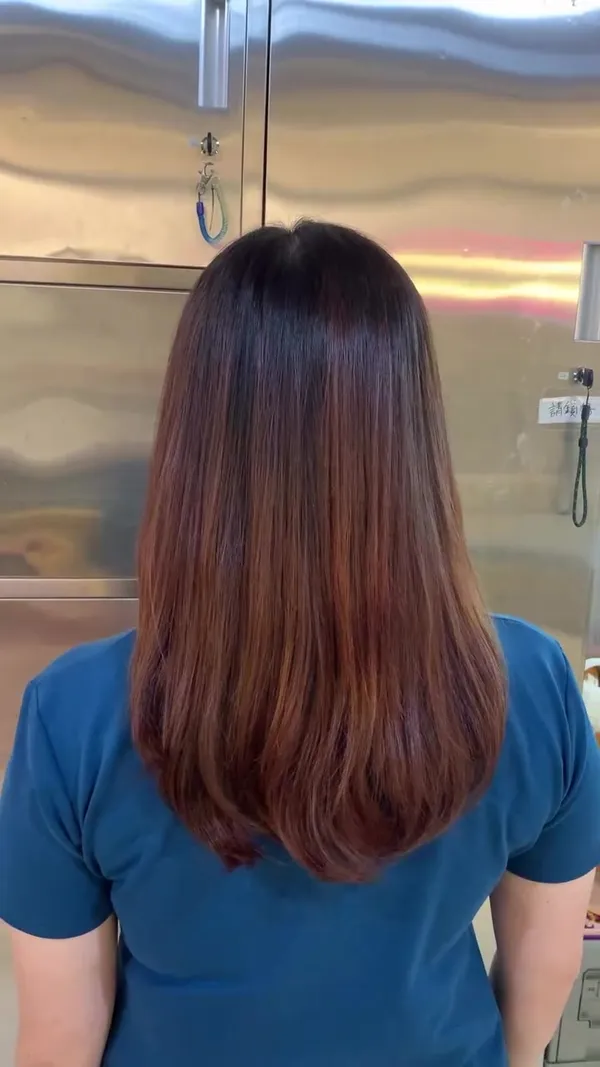 ##Hairsalon ##salon ##haircut 髮型美甲作品