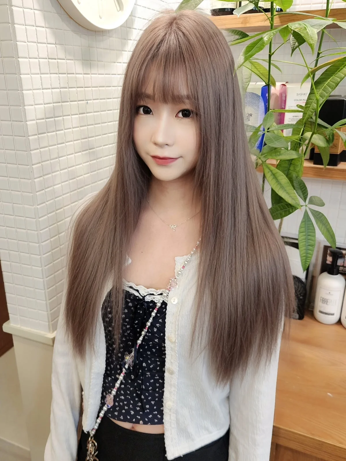 keino_hair ##hairstyle ##highlights ##霧感髮色 髮型美甲作品 (1)