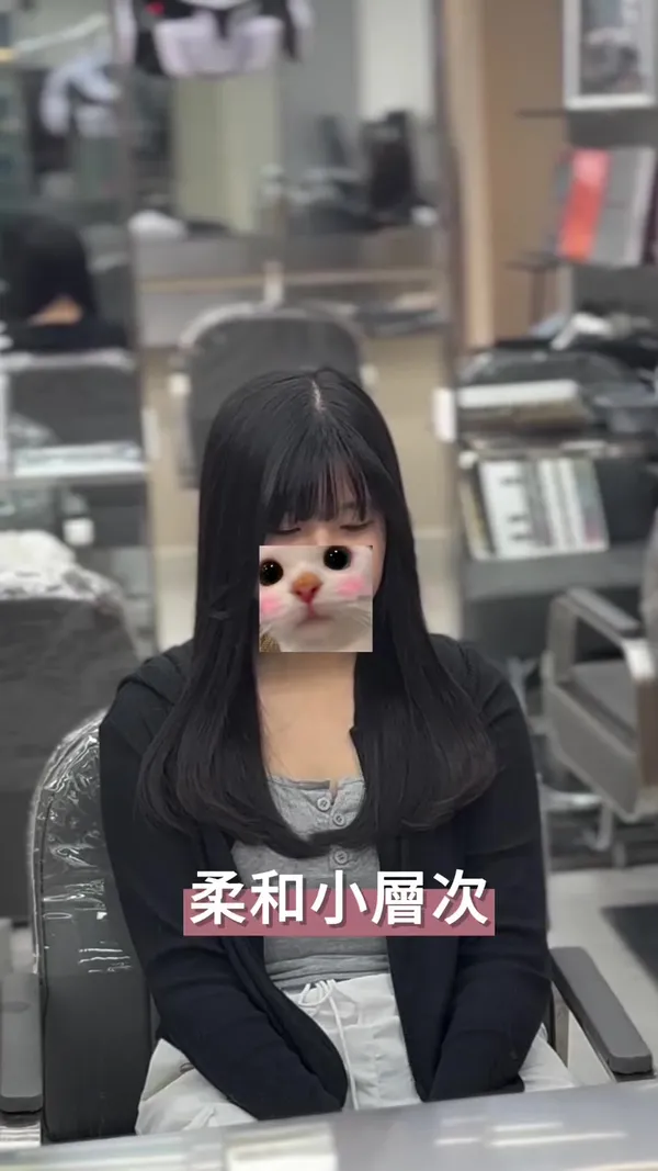 ##挑染 ##染髮 ##highlights 髮型美甲作品