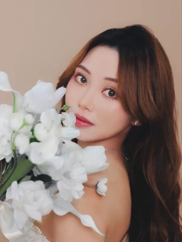 with.hani_makeup ##hkwedding ##hkprewedding ##hkcouple 髮型美甲作品 (1)