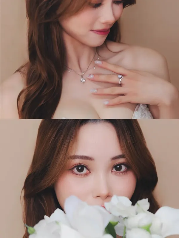 with.hani_makeup ##hkwedding ##hkprewedding ##hkcouple 髮型美甲作品 (4)
