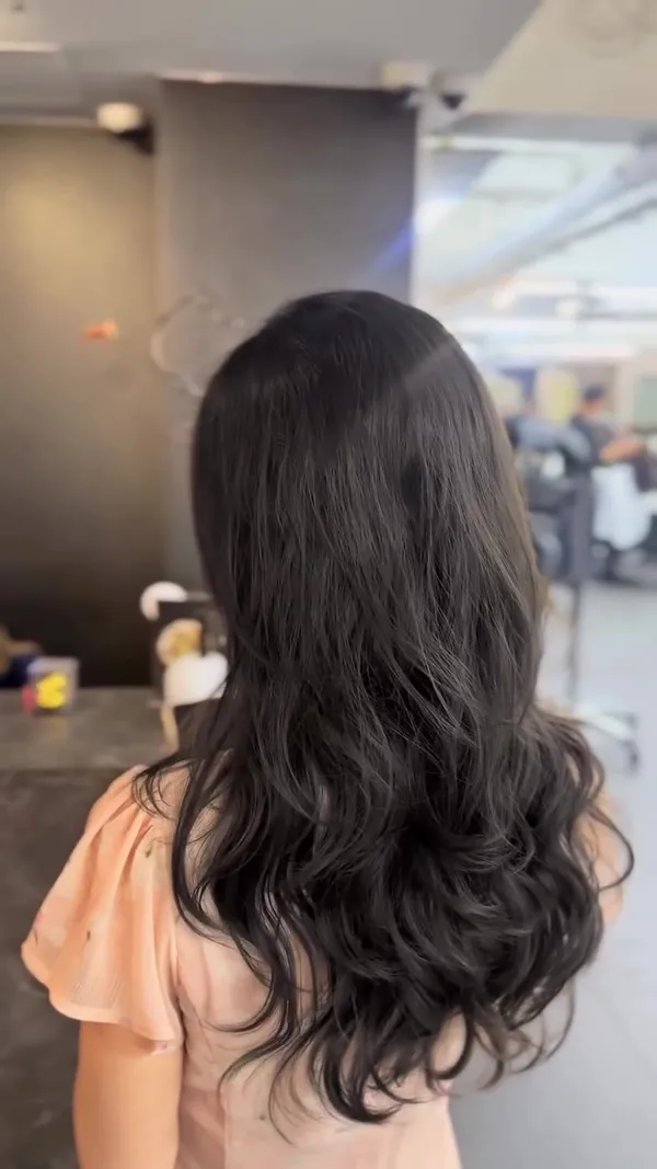 ##免hair ##瀏海 ##perming 髮型美甲作品
