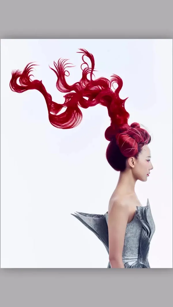 ##aheadhairmedia ##上海hairstyle師 髮型美甲作品