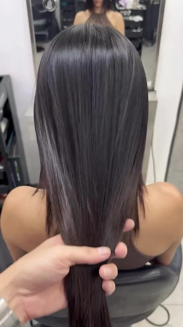 ##LVPRO酸性straightening ##酸性straightening ##hair 髮型美甲作品